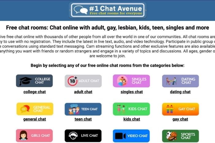 Adulst chat free