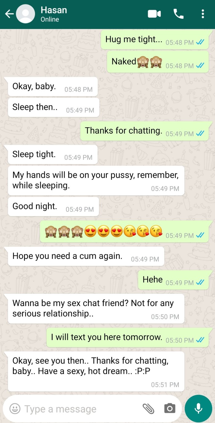 Hot sex chat rooms