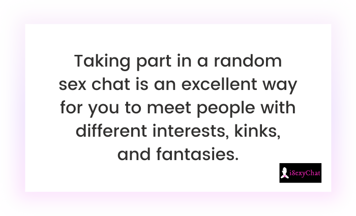 One sexy chat